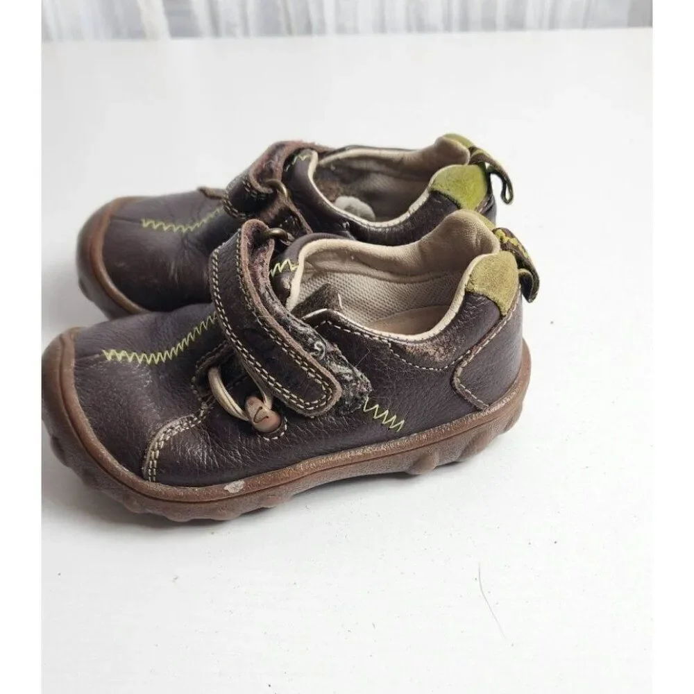 Clark's Baby FIrst Shoes Size 5.5 Brown Shoes